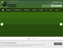 Tablet Screenshot of outdoorenvironments.com